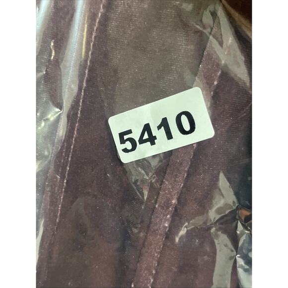 Velvet Mini Dress Large Purple Corset Square Neck Layered Ruffle Holiday Party - Picture 10 of 10